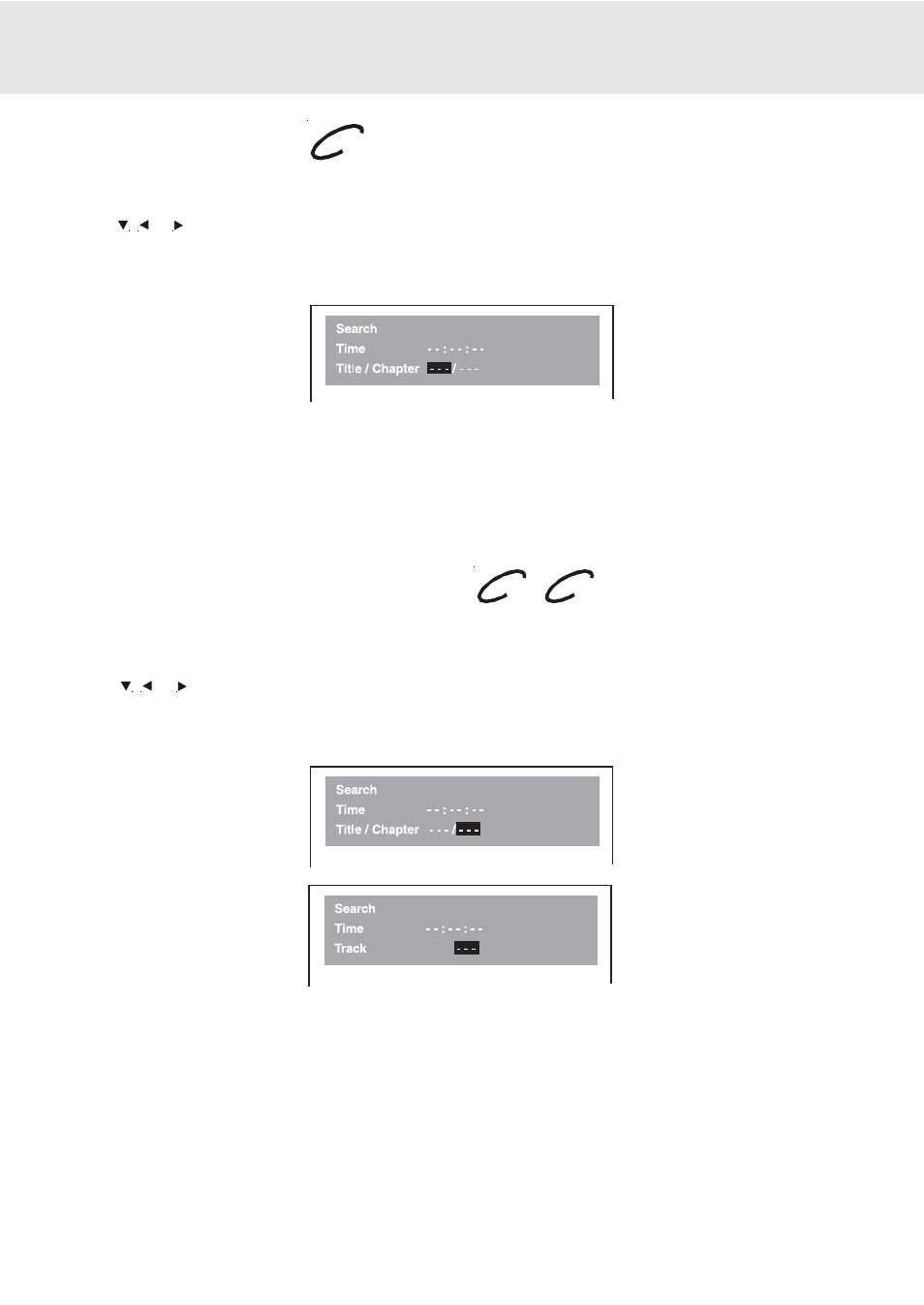 Locating a specific title, Locating a specific title / chapter / track | Dolby Laboratories DVD Micro Theater System User Manual | Page 23 / 40