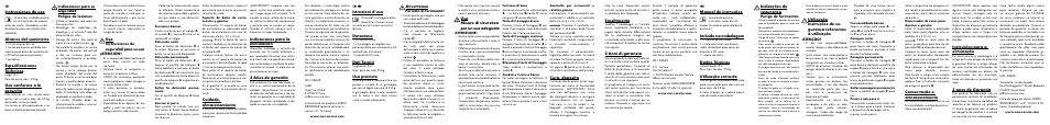 Instrucciones de uso, Alcance del suministro, Especificaciones téchnicas | Uso conforme a lo prescrito, Cuidado, almacenamiento, Indicaciones para la eliminación, 3 años de garantía, Manual de instruções, Incluído na embalagem, Dados técnicos | Zoofari Retractable Dog Lead User Manual | Page 2 / 2