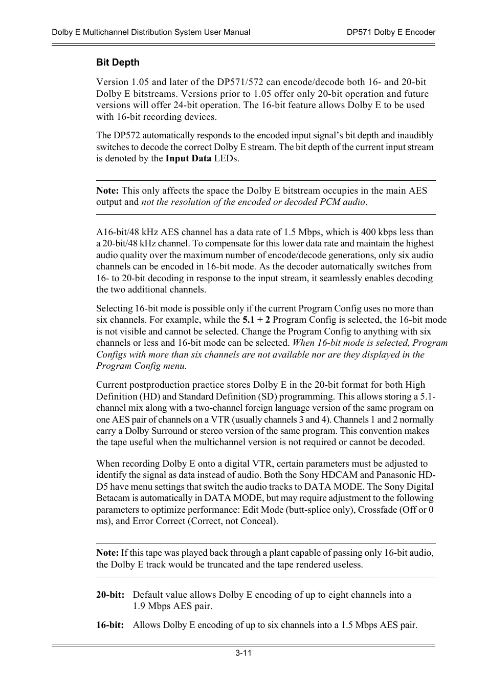 Dolby Laboratories DP572 User Manual | Page 43 / 62