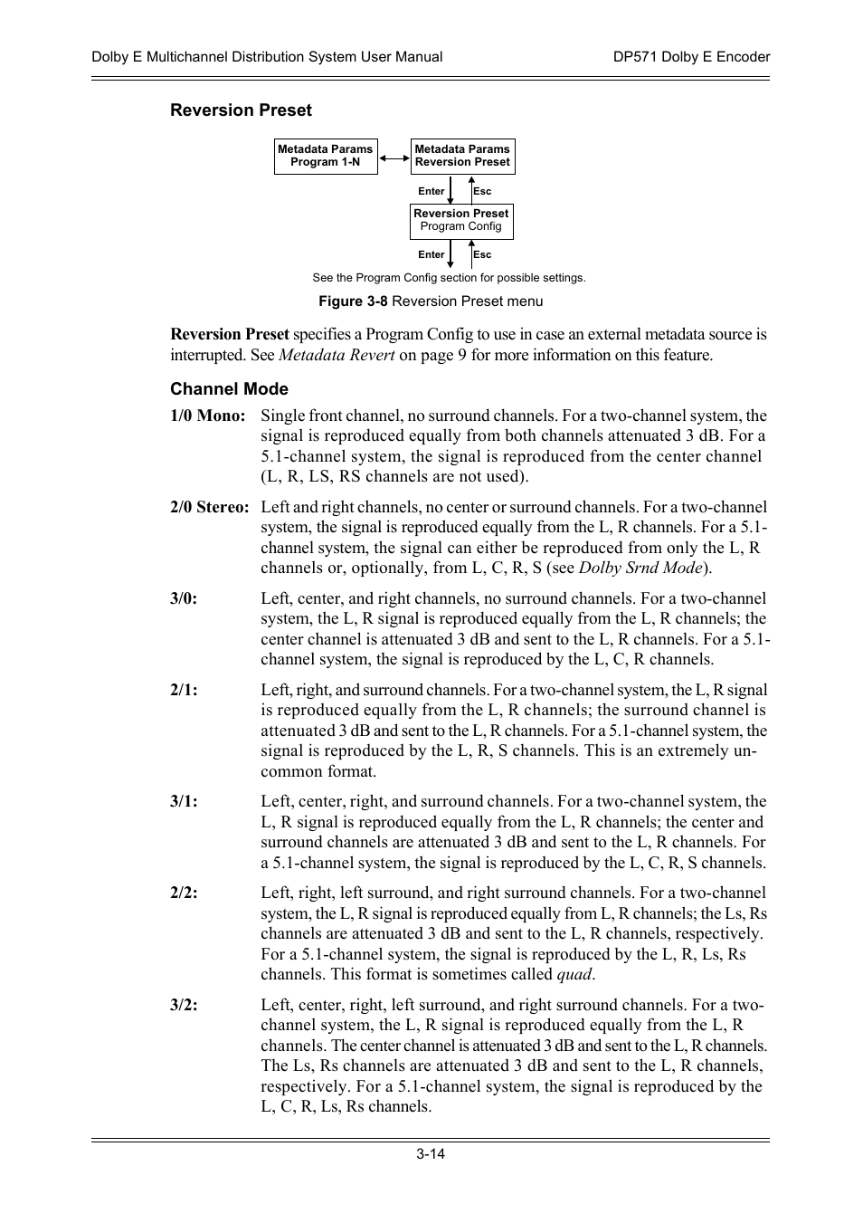 Dolby Laboratories DP572 User Manual | Page 46 / 62