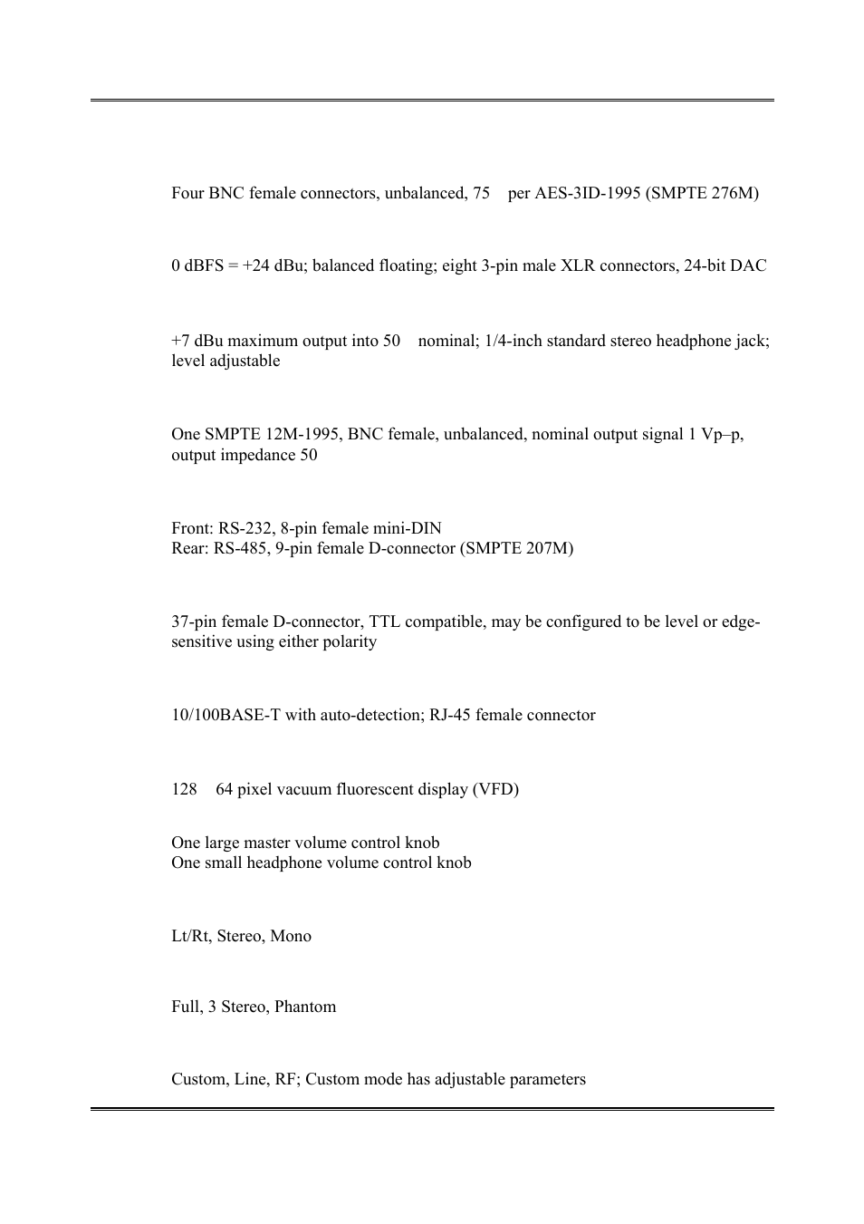 Dolby Laboratories DP564 User Manual | Page 100 / 101