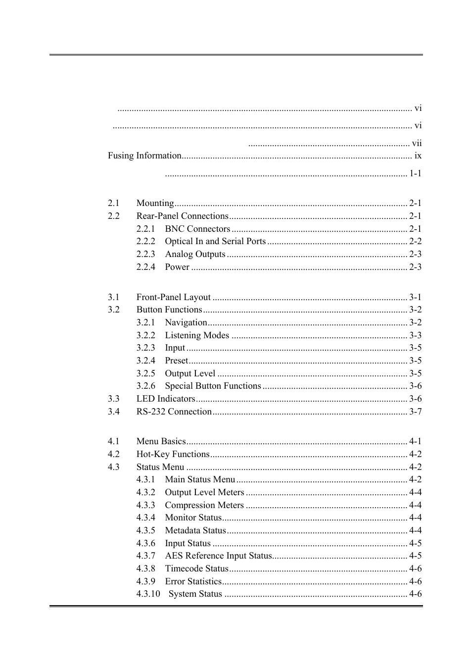 Dolby Laboratories DP564 User Manual | Page 3 / 101