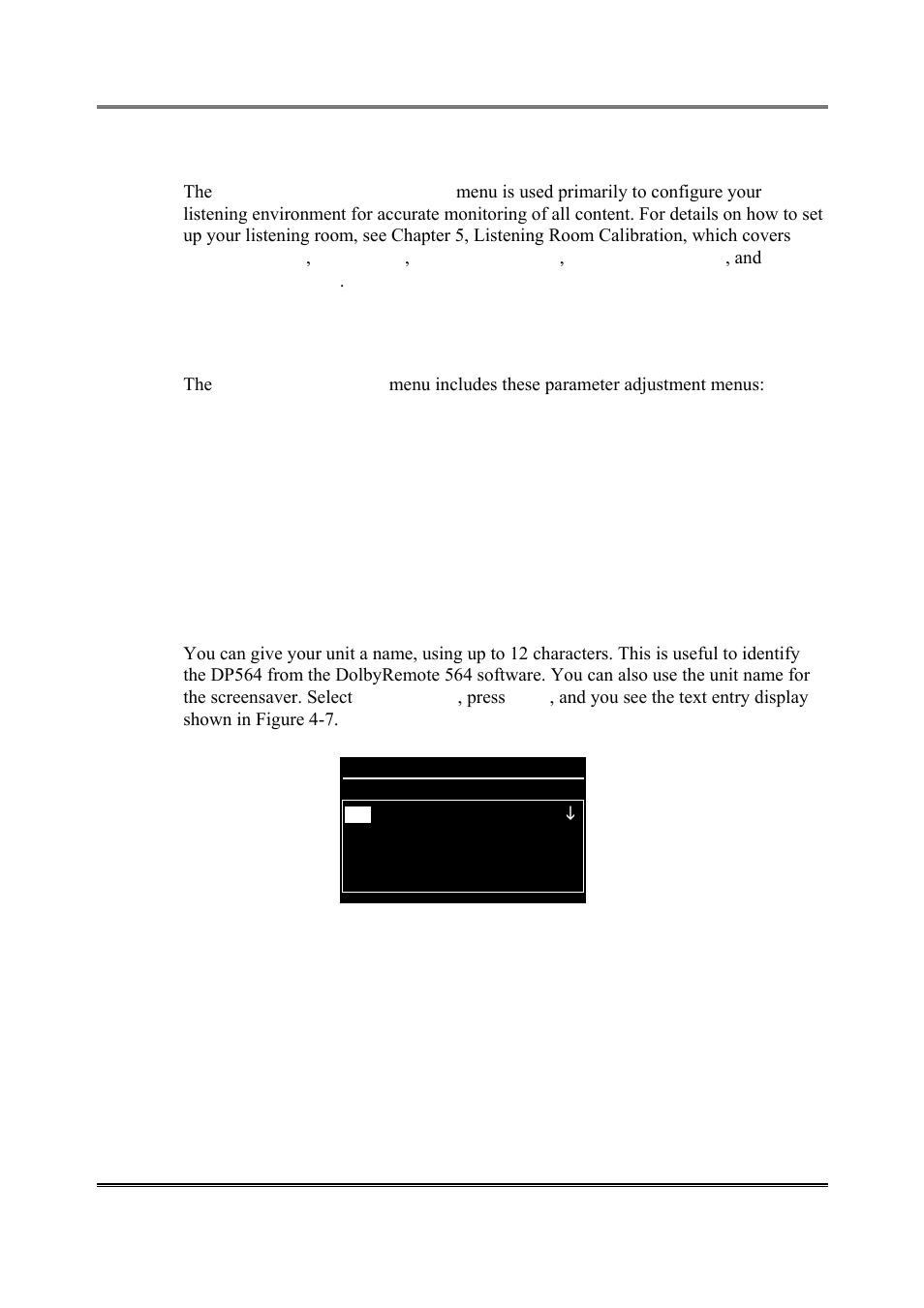 Monitor configuration, System settings | Dolby Laboratories DP564 User Manual | Page 41 / 101