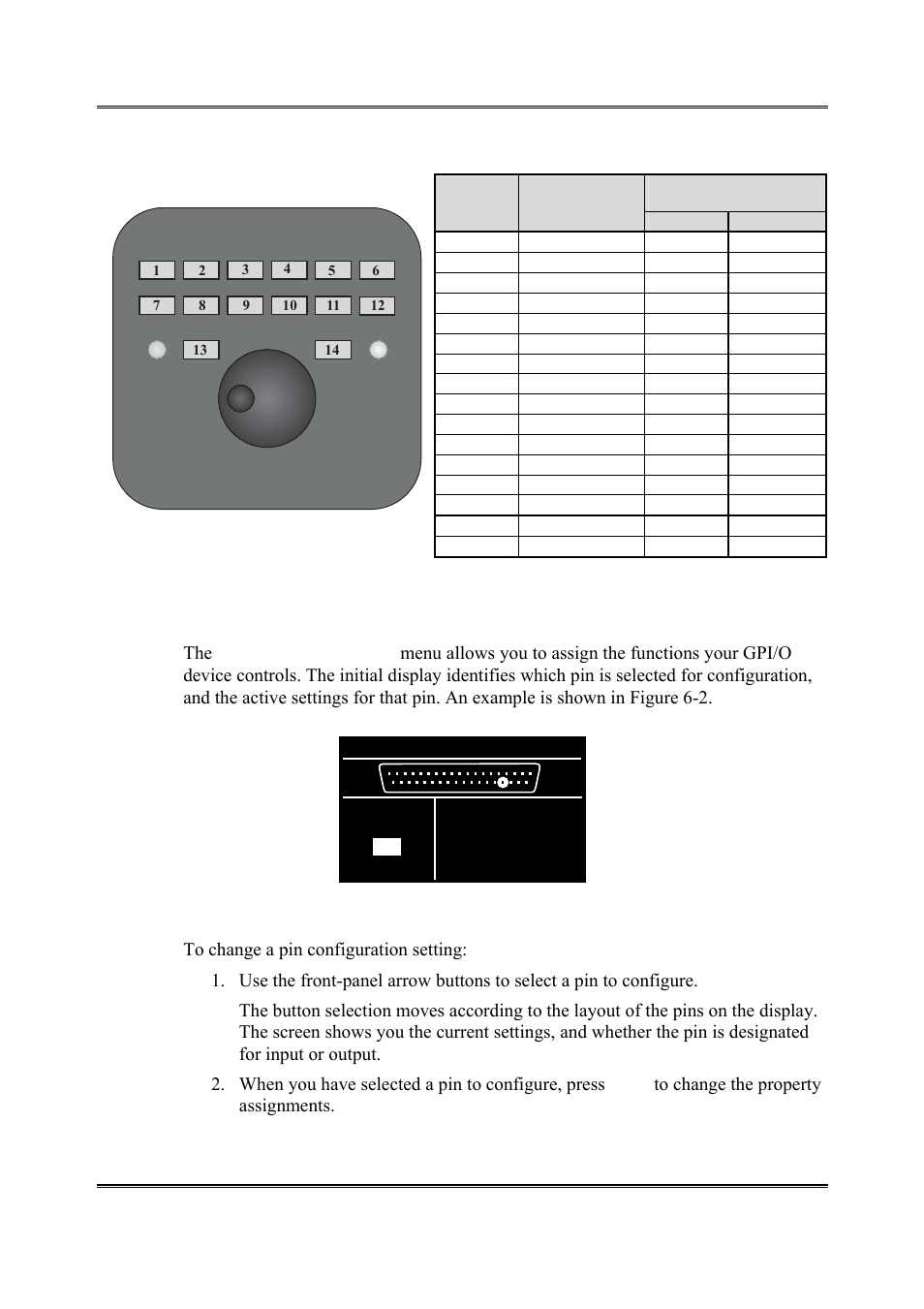 Gpi/o pin configuration, Pin 23, 2 gpi/o pin configuration | Dolby Laboratories DP564 User Manual | Page 59 / 101