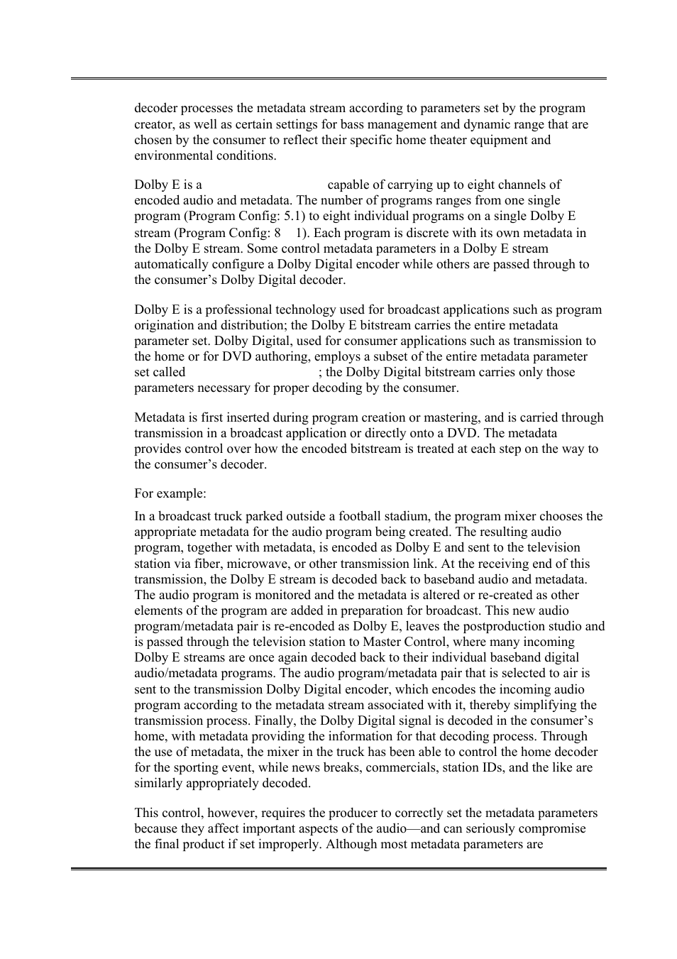 Dolby Laboratories DP564 User Manual | Page 72 / 101