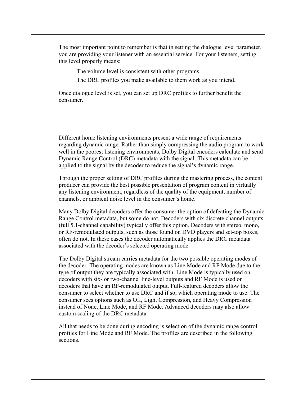 A.3 dynamic range control | Dolby Laboratories DP564 User Manual | Page 76 / 101