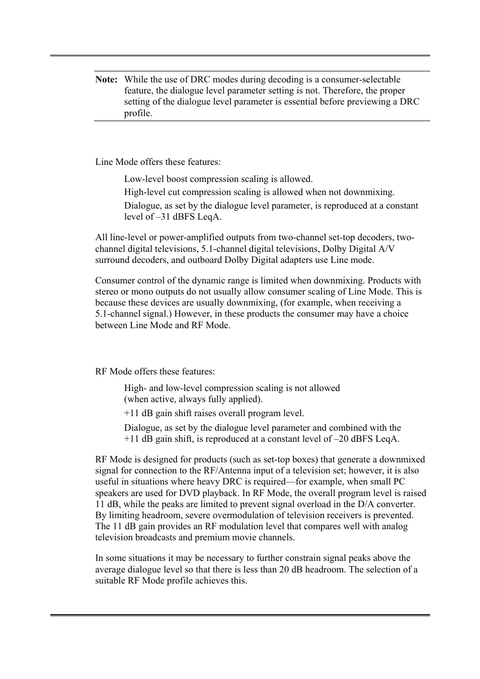 Dolby Laboratories DP564 User Manual | Page 77 / 101