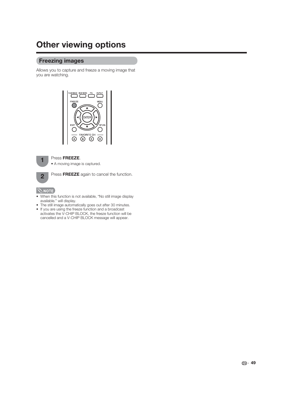 Other viewing options | Dolby Laboratories LC-19SB25U User Manual | Page 49 / 55
