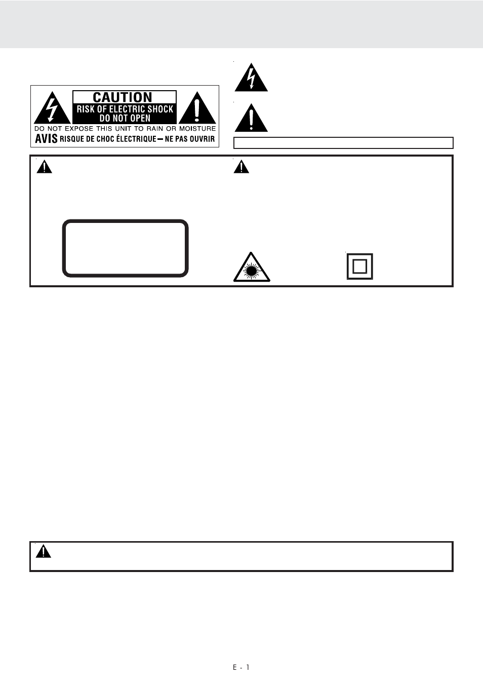 Safety precautions, Caution, On placement | On safety, On condensation, Fcc information | Dolby Laboratories PVS177SG User Manual | Page 2 / 32