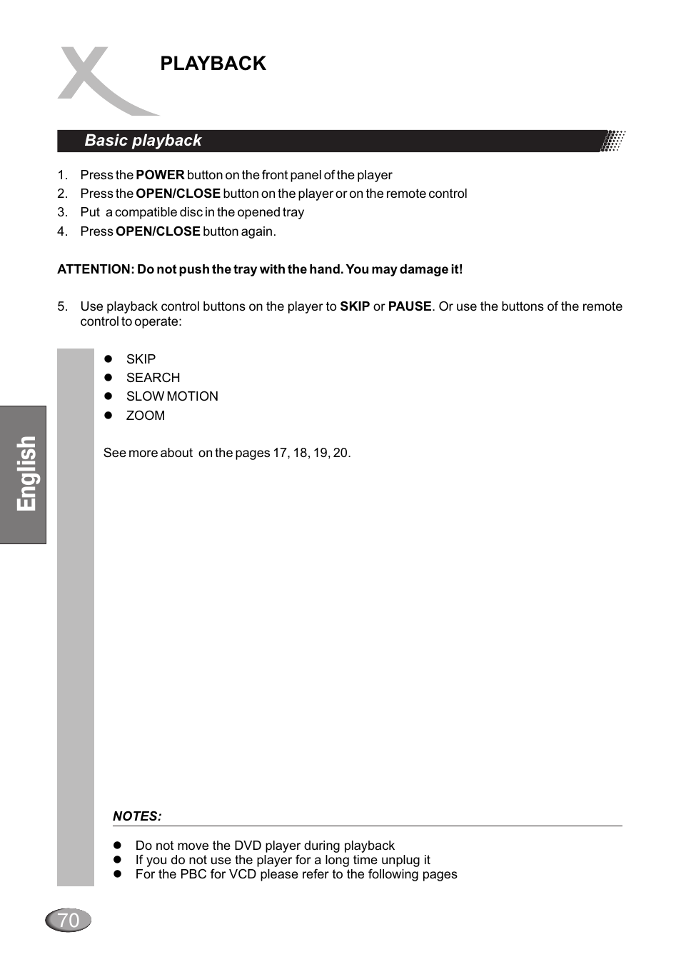 Playback | Dolby Laboratories HSD 415 User Manual | Page 16 / 26