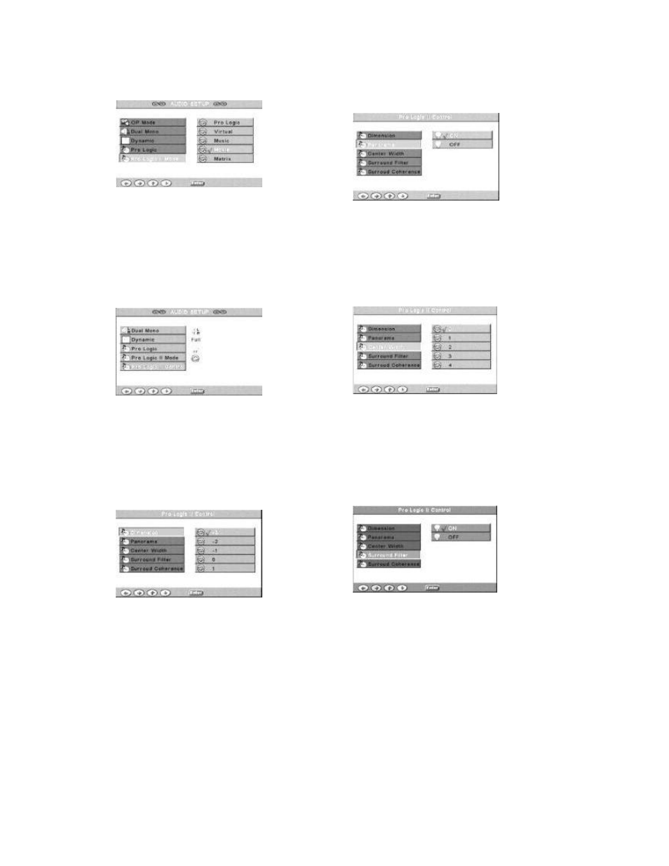 Dvd setup menu | Dolby Laboratories Personal Video Recorder User Manual | Page 26 / 46