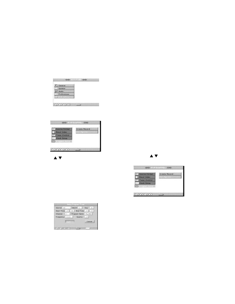 Timer recording | Dolby Laboratories Personal Video Recorder User Manual | Page 35 / 46