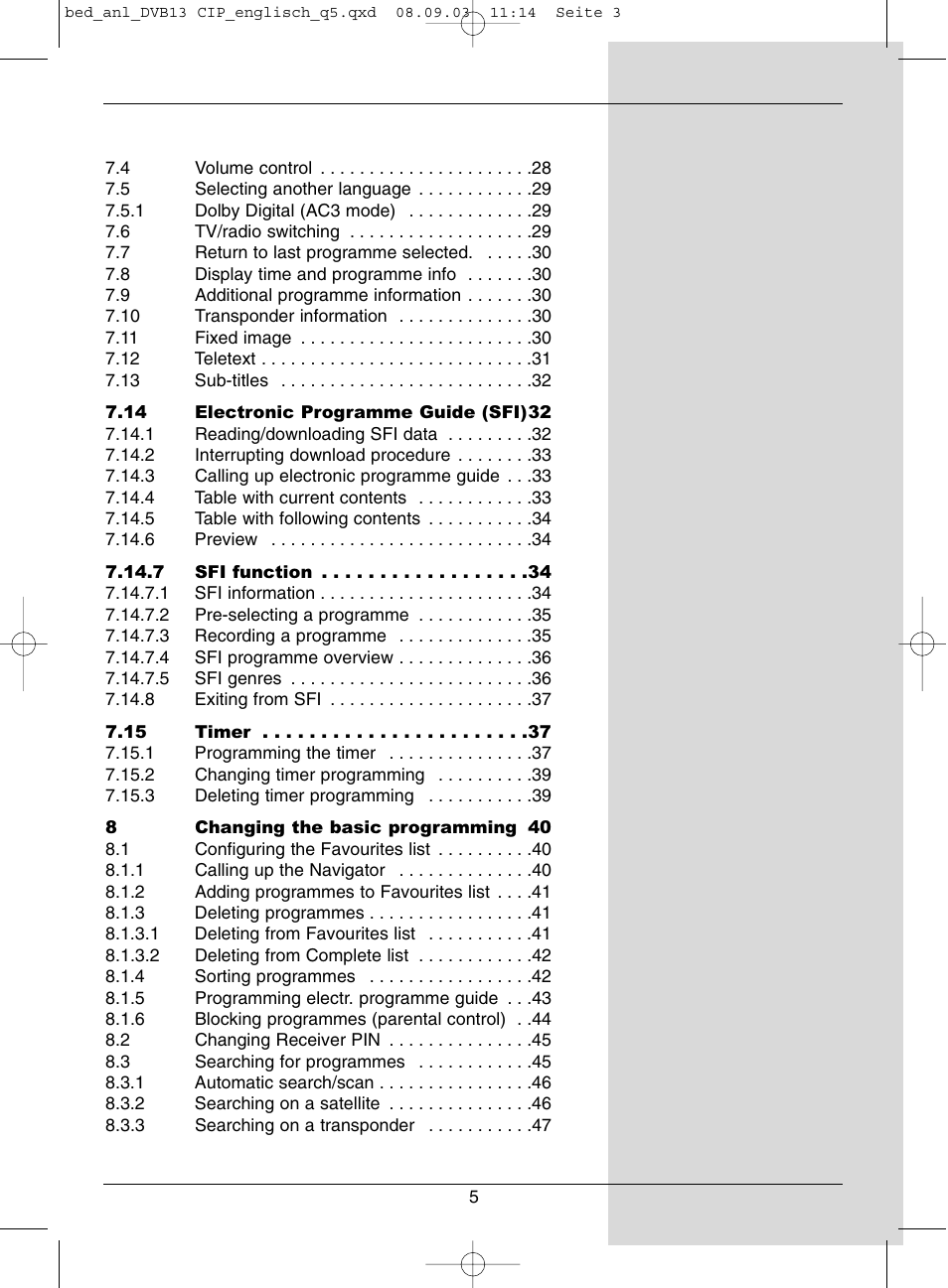 Dolby Laboratories Digital-Satellite-Receiver User Manual | Page 3 / 66