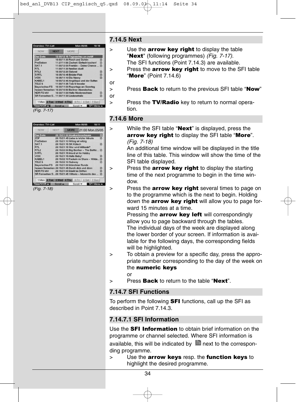 Dolby Laboratories Digital-Satellite-Receiver User Manual | Page 34 / 66