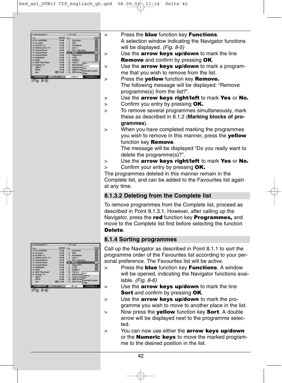 Dolby Laboratories Digital-Satellite-Receiver User Manual | Page 42 / 66