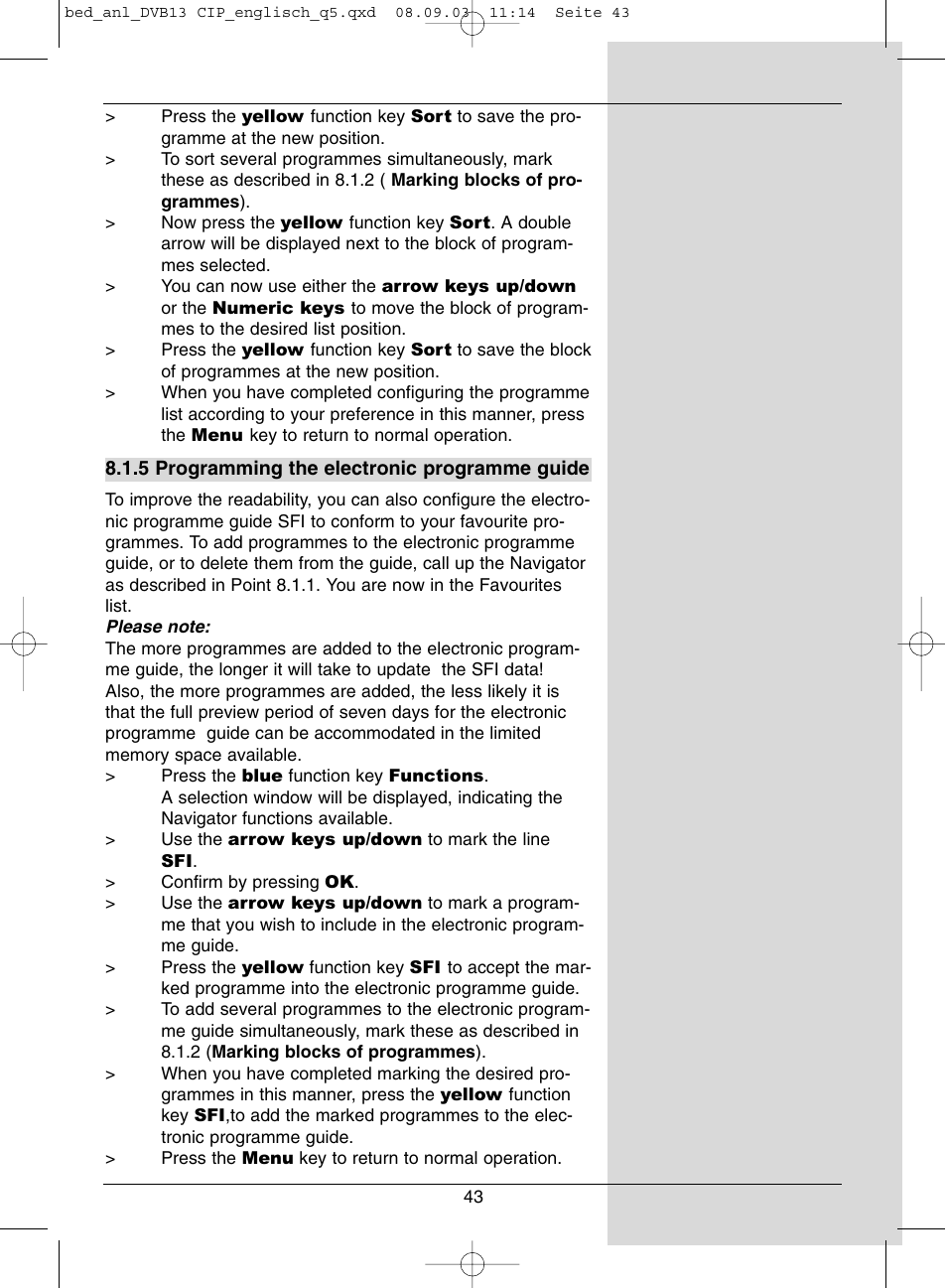 Dolby Laboratories Digital-Satellite-Receiver User Manual | Page 43 / 66