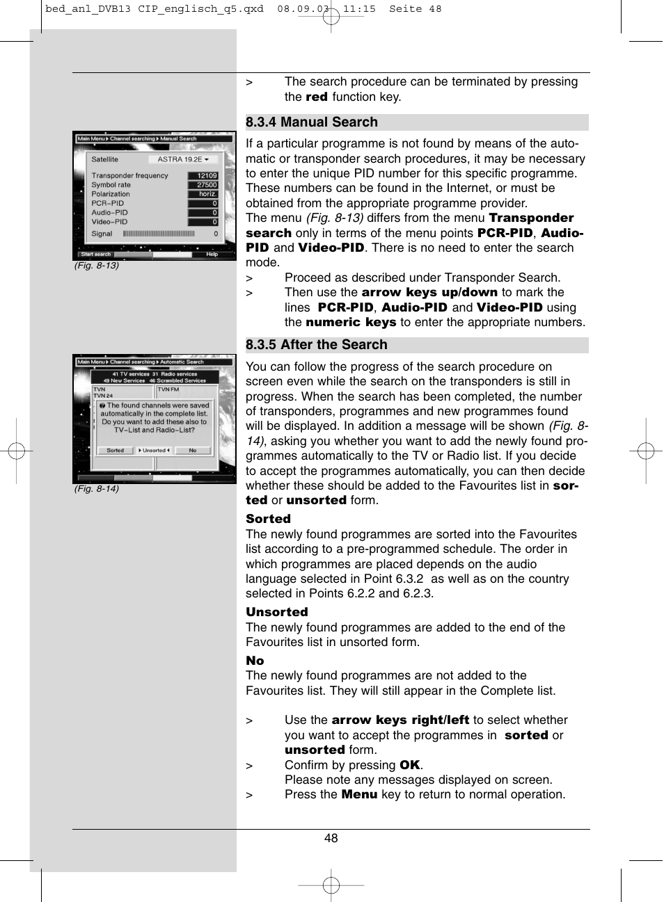 Dolby Laboratories Digital-Satellite-Receiver User Manual | Page 48 / 66