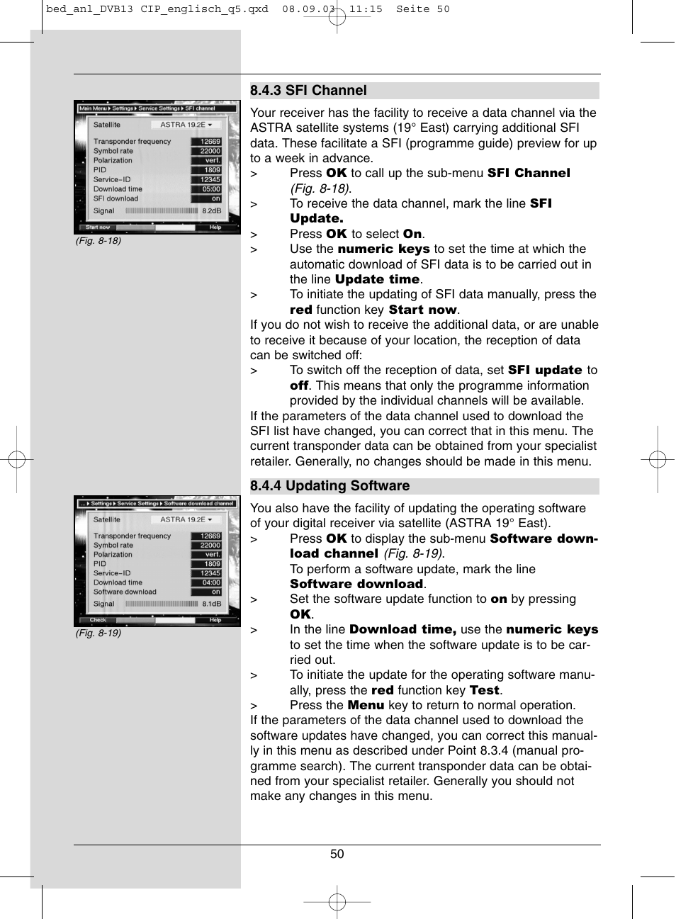 Dolby Laboratories Digital-Satellite-Receiver User Manual | Page 50 / 66