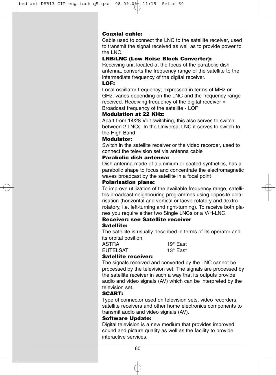 Dolby Laboratories Digital-Satellite-Receiver User Manual | Page 60 / 66