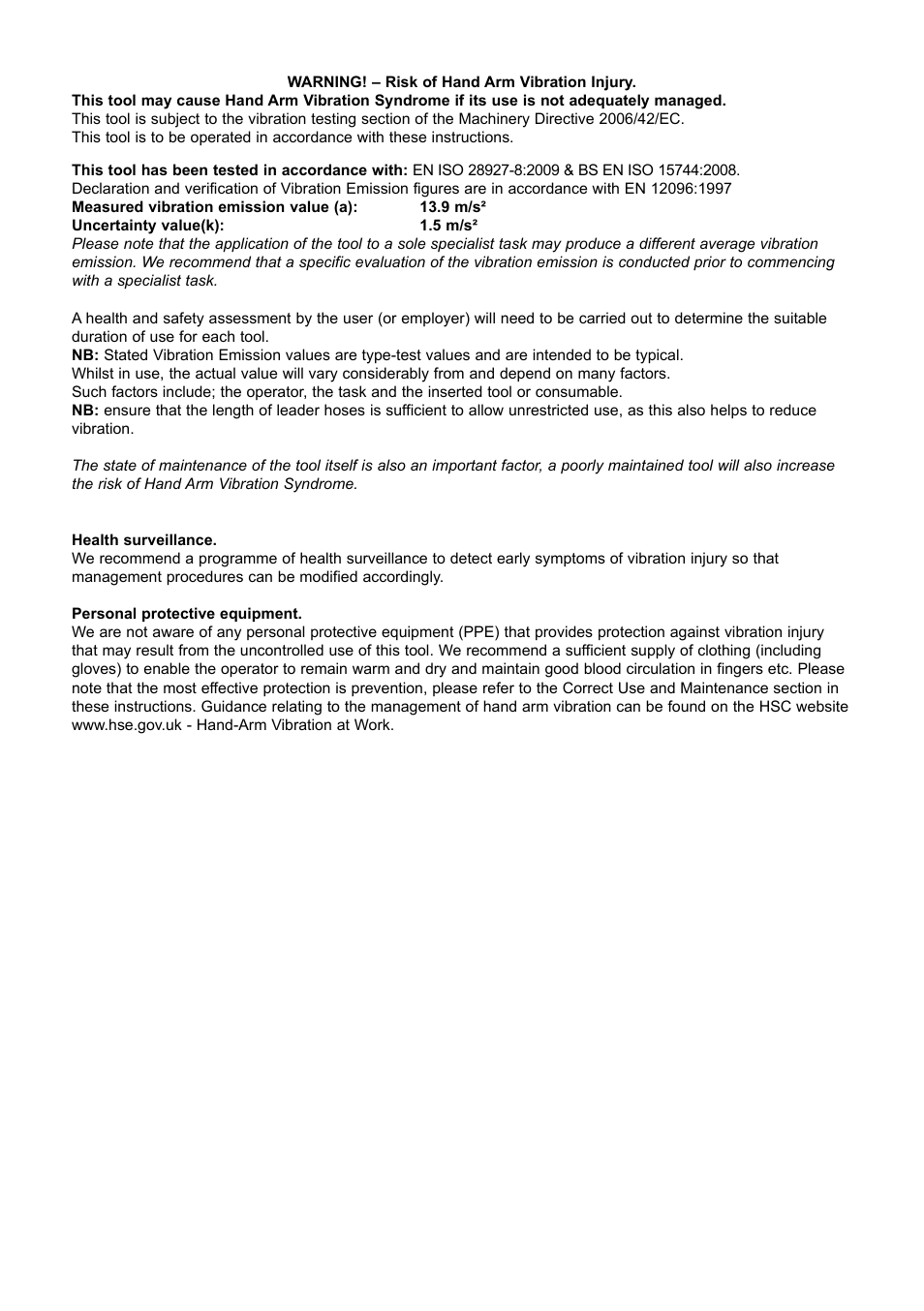 Sealey S01045 User Manual | Page 4 / 4