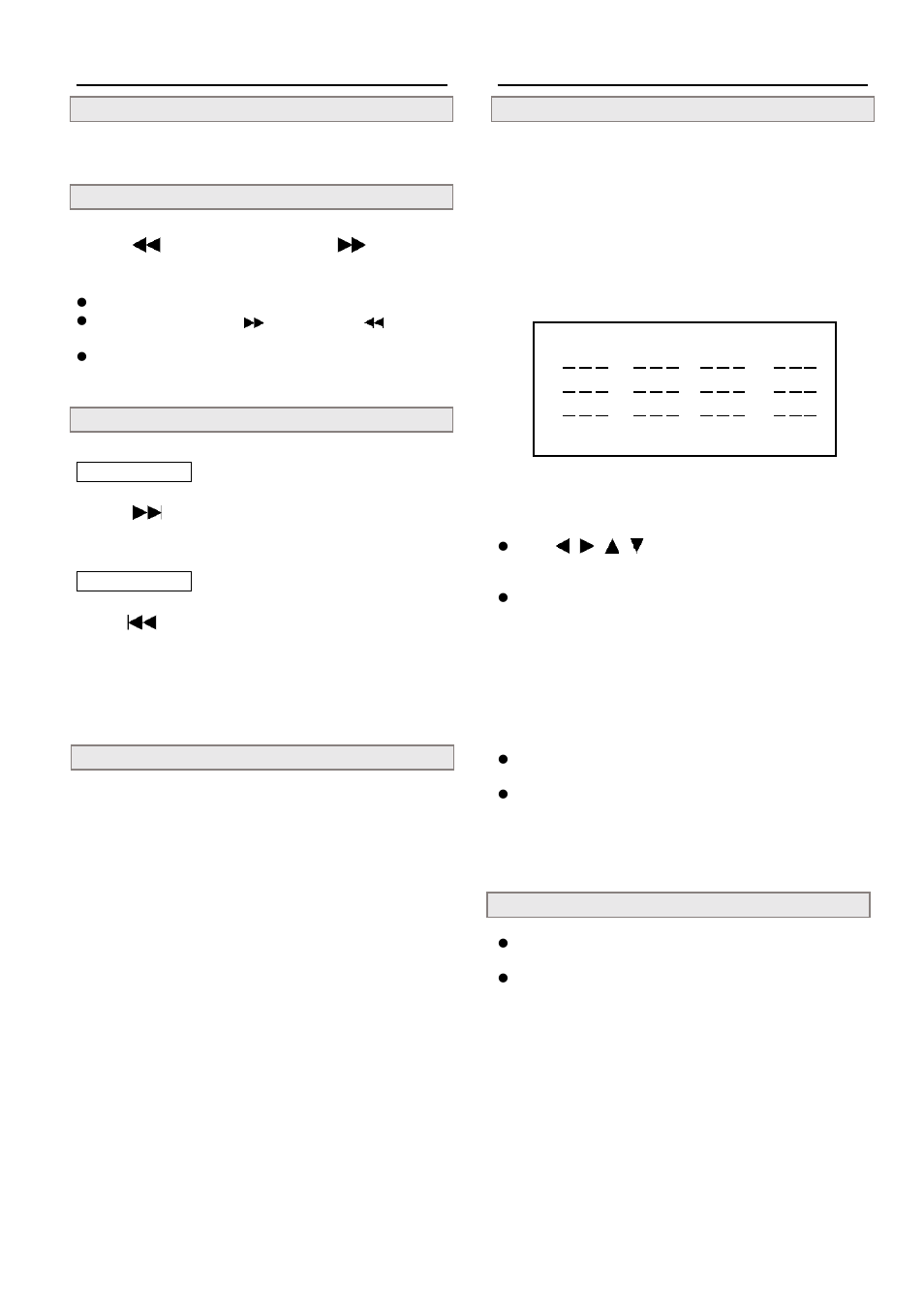 Audio cd playback, Programming audio cd soundtrack, Clear program play | Stopping playback, Rapid advance (rapid reverse), Skipping ahead or back to tracks, Pause play, Press stop, Press program, Select “play program | Dolby Laboratories DVD Player User Manual | Page 17 / 29