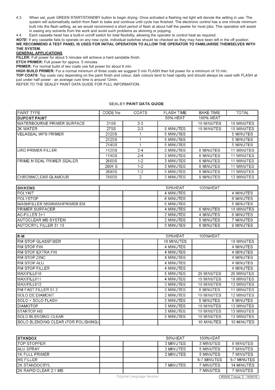 Sealey IR3000 User Manual | Page 3 / 5