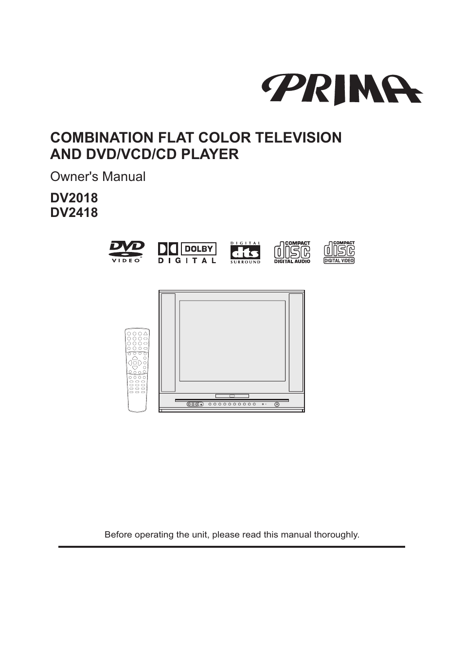 Dolby Laboratories DV2418 User Manual | 60 pages