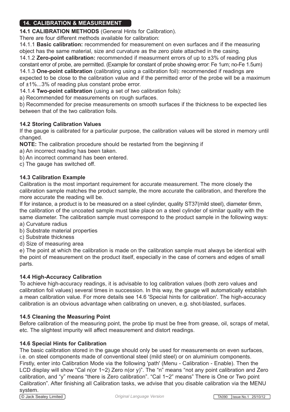Sealey TA090 User Manual | Page 11 / 15