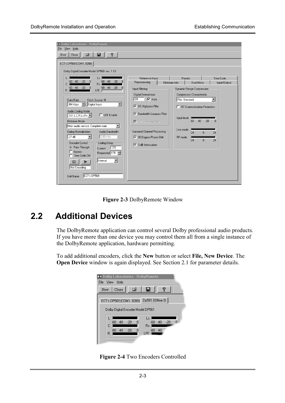 2 additional devices | Dolby Laboratories P/N 91659 User Manual | Page 13 / 36