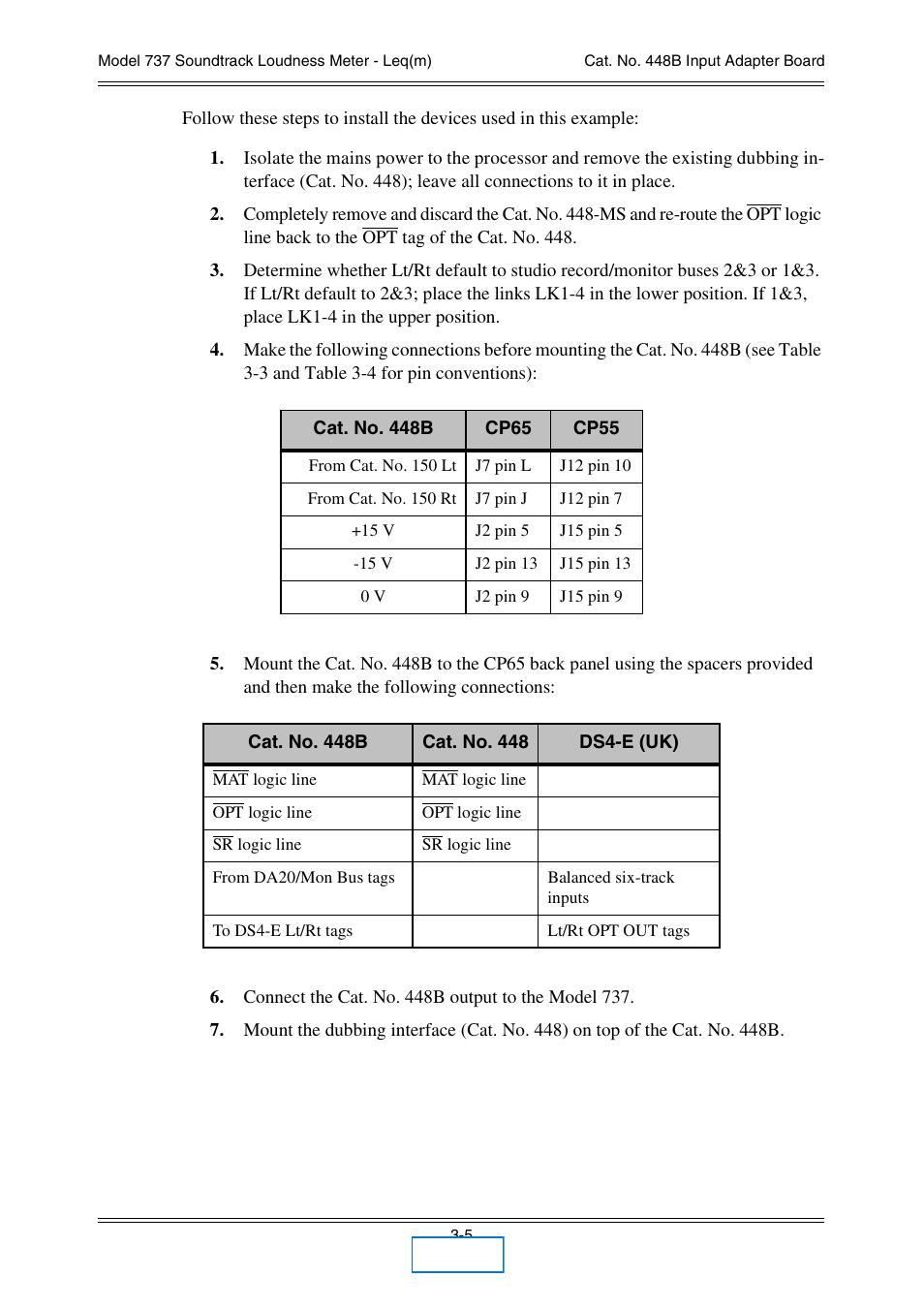 Dolby Laboratories 737 User Manual | Page 23 / 35