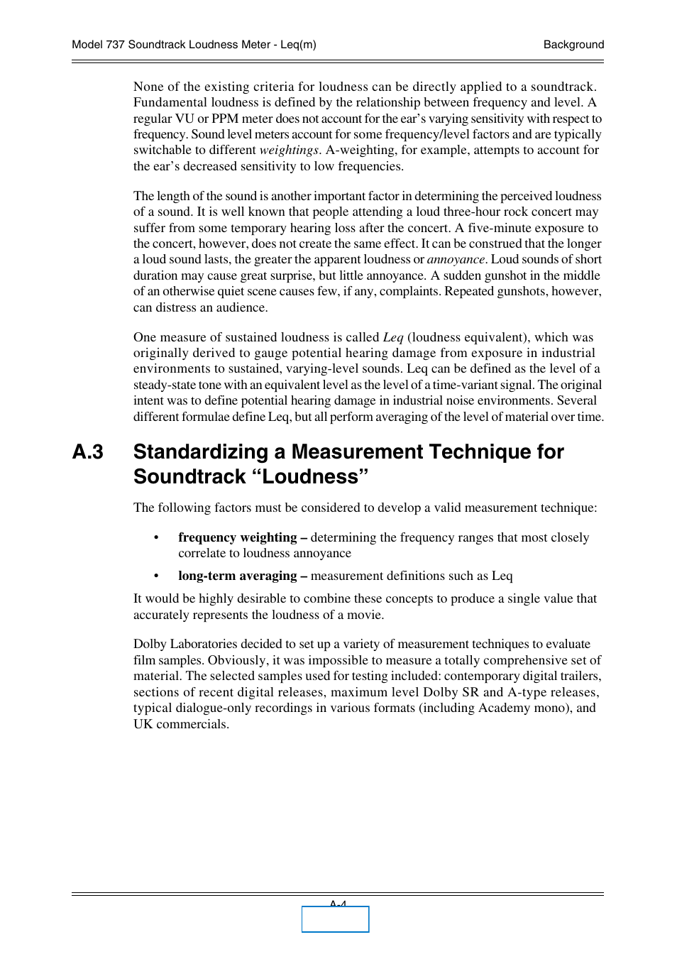Dolby Laboratories 737 User Manual | Page 30 / 35