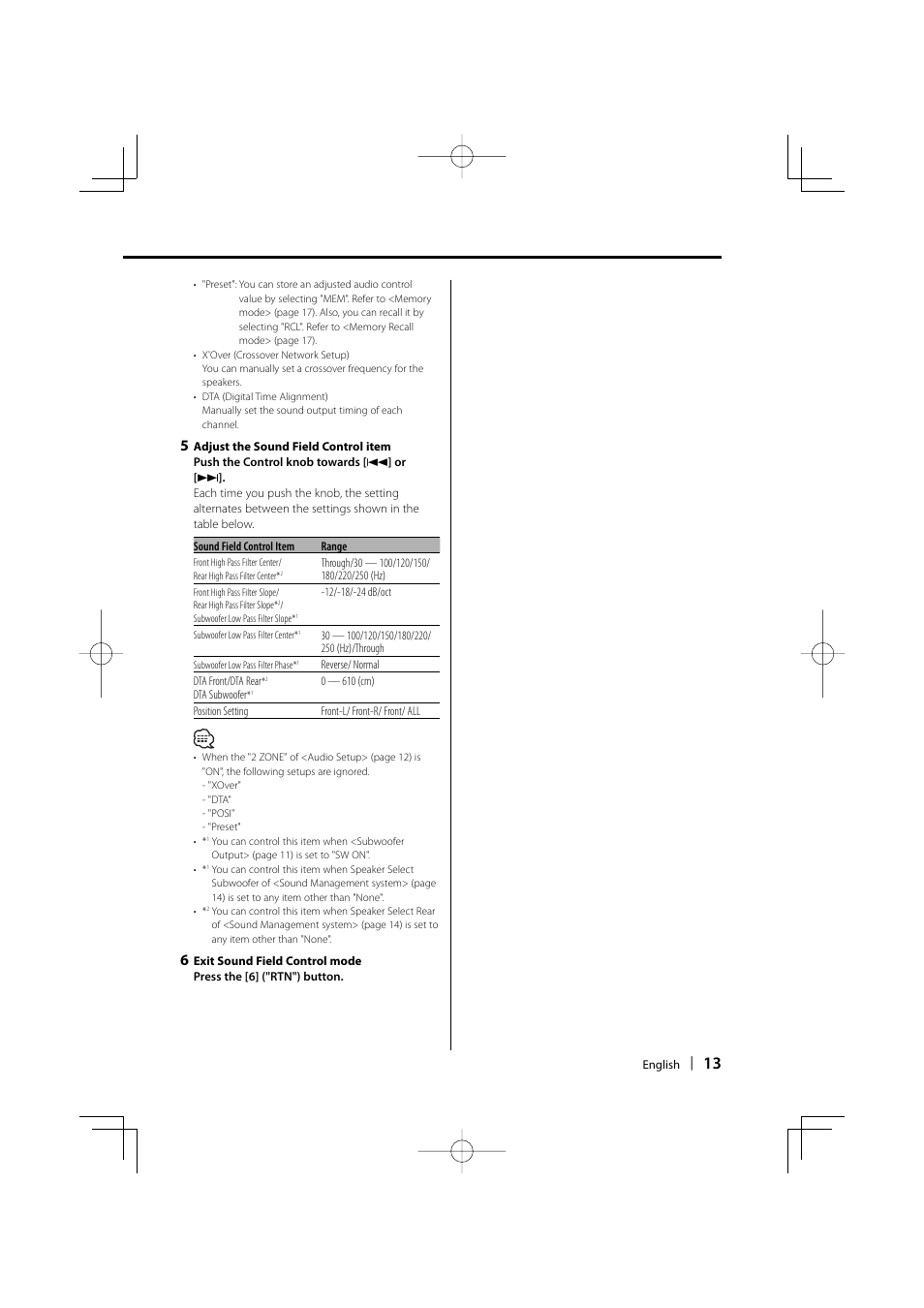 Dolby Laboratories KDC-W8534 User Manual | Page 13 / 60