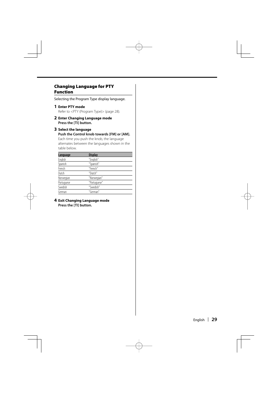 Dolby Laboratories KDC-W8534 User Manual | Page 29 / 60