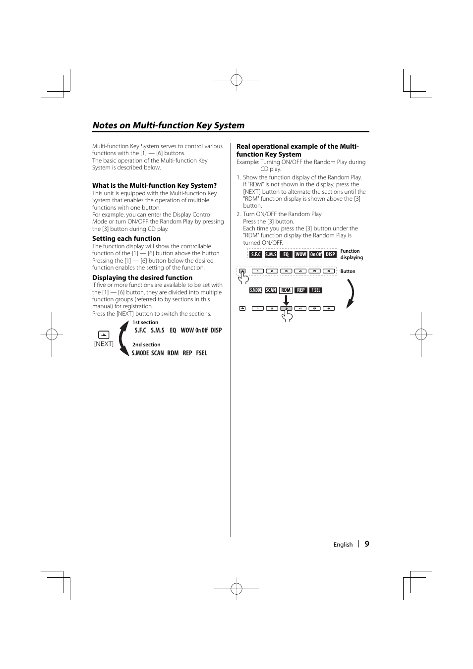 Dolby Laboratories KDC-W8534 User Manual | Page 9 / 60