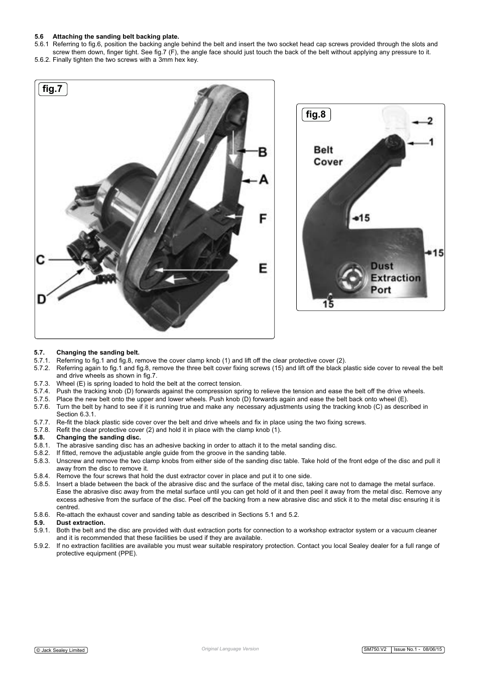 Fig.7 fig.8 | Sealey SM750 User Manual | Page 4 / 5