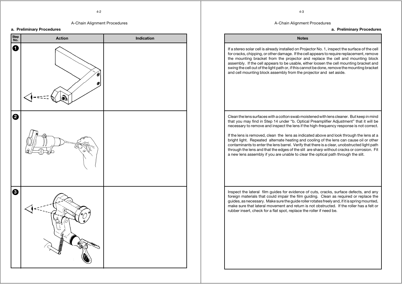 Preliminary procedures, A. preliminary procedures -2 | Dolby Laboratories CP65 User Manual | Page 28 / 82