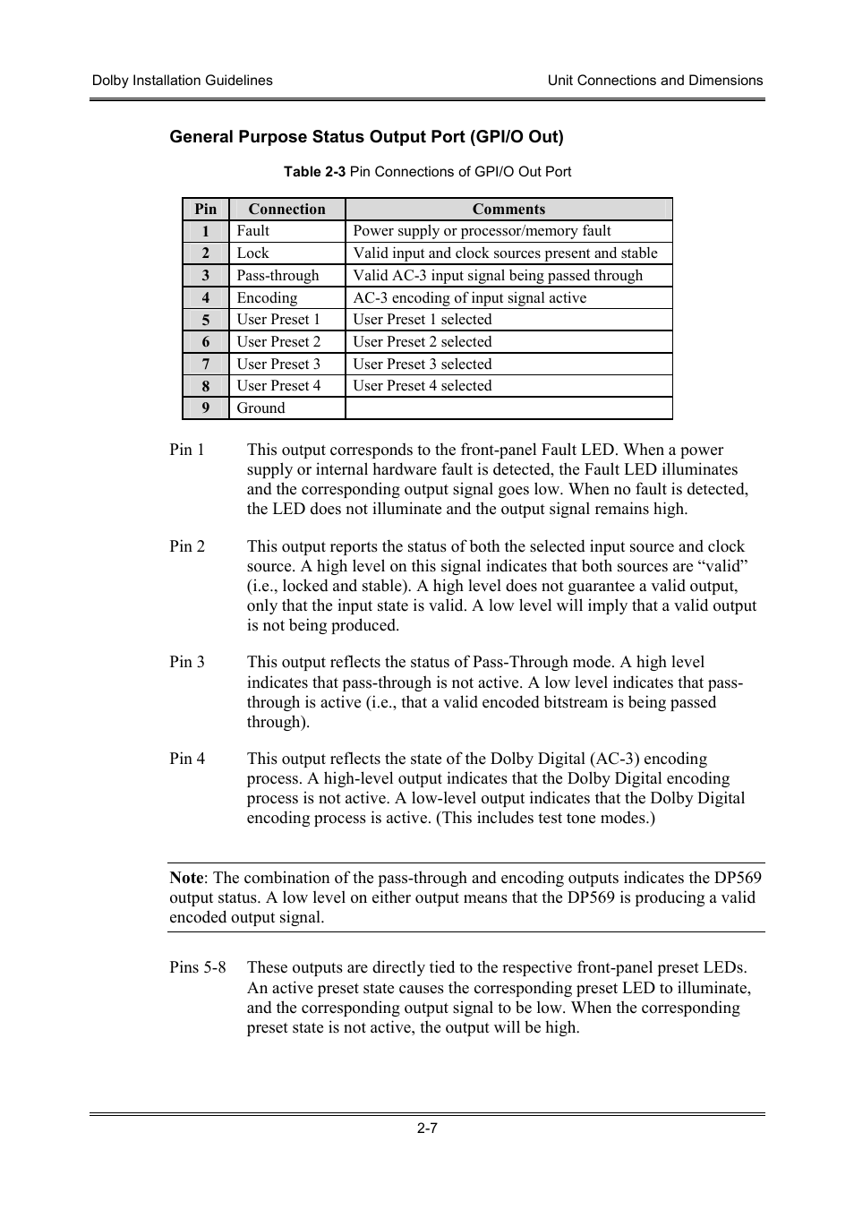 Dolby Laboratories S01/13621 User Manual | Page 17 / 40