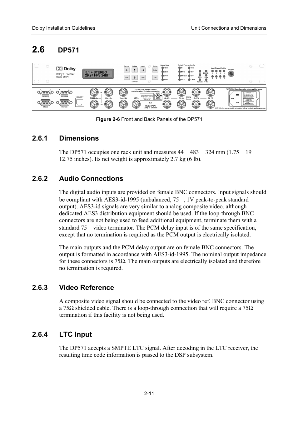 Dolby Laboratories S01/13621 User Manual | Page 21 / 40