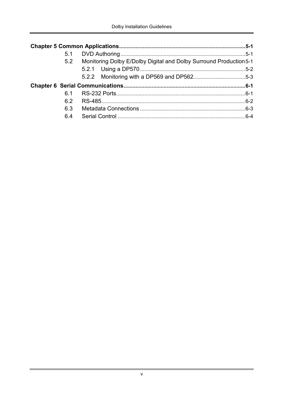 Dolby Laboratories S01/13621 User Manual | Page 5 / 40