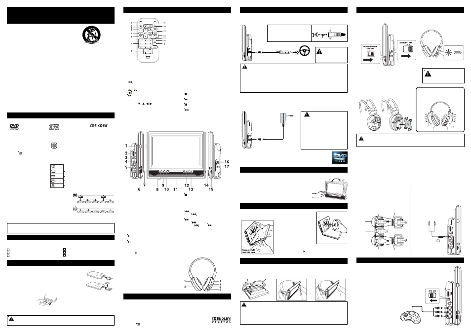 Dolby Laboratories Headphones User Manual | 2 pages