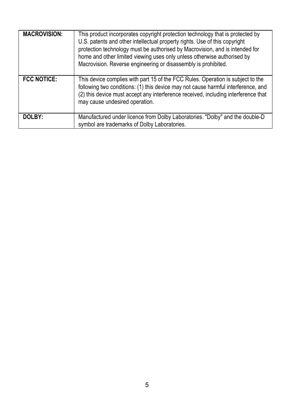 Dolby Laboratories SDV-27 User Manual | Page 5 / 53