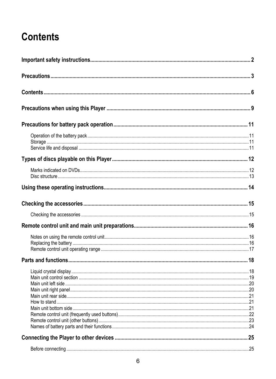 Dolby Laboratories SDV-27 User Manual | Page 6 / 53