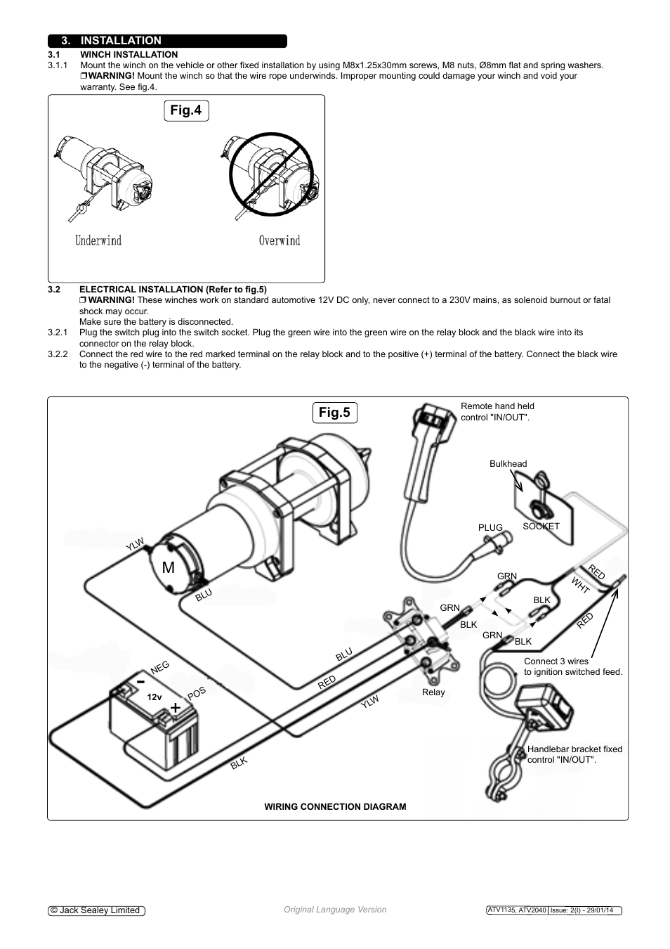 Fig.5, Fig.4 | Sealey ATV1135 User Manual | Page 3 / 4