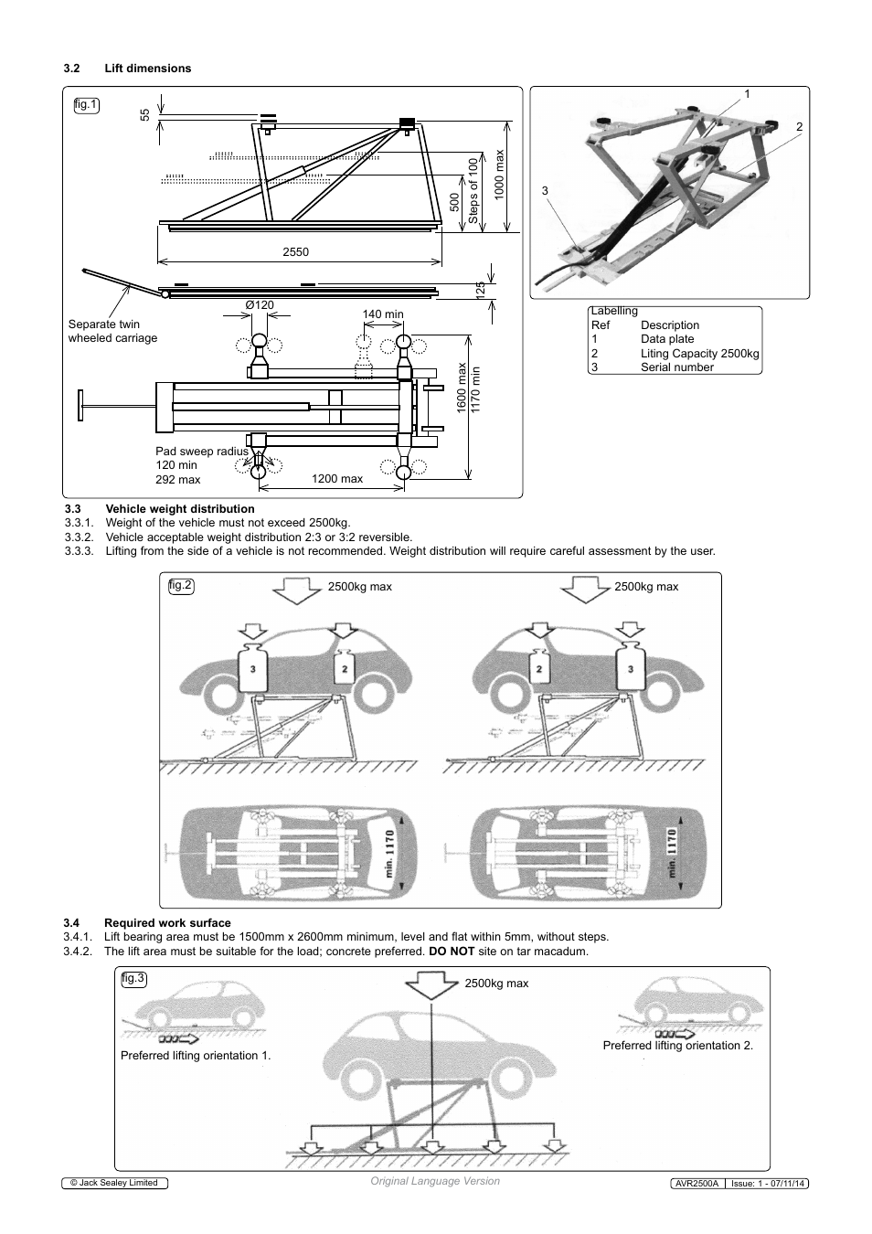 Sealey AVR2500A User Manual | Page 2 / 6