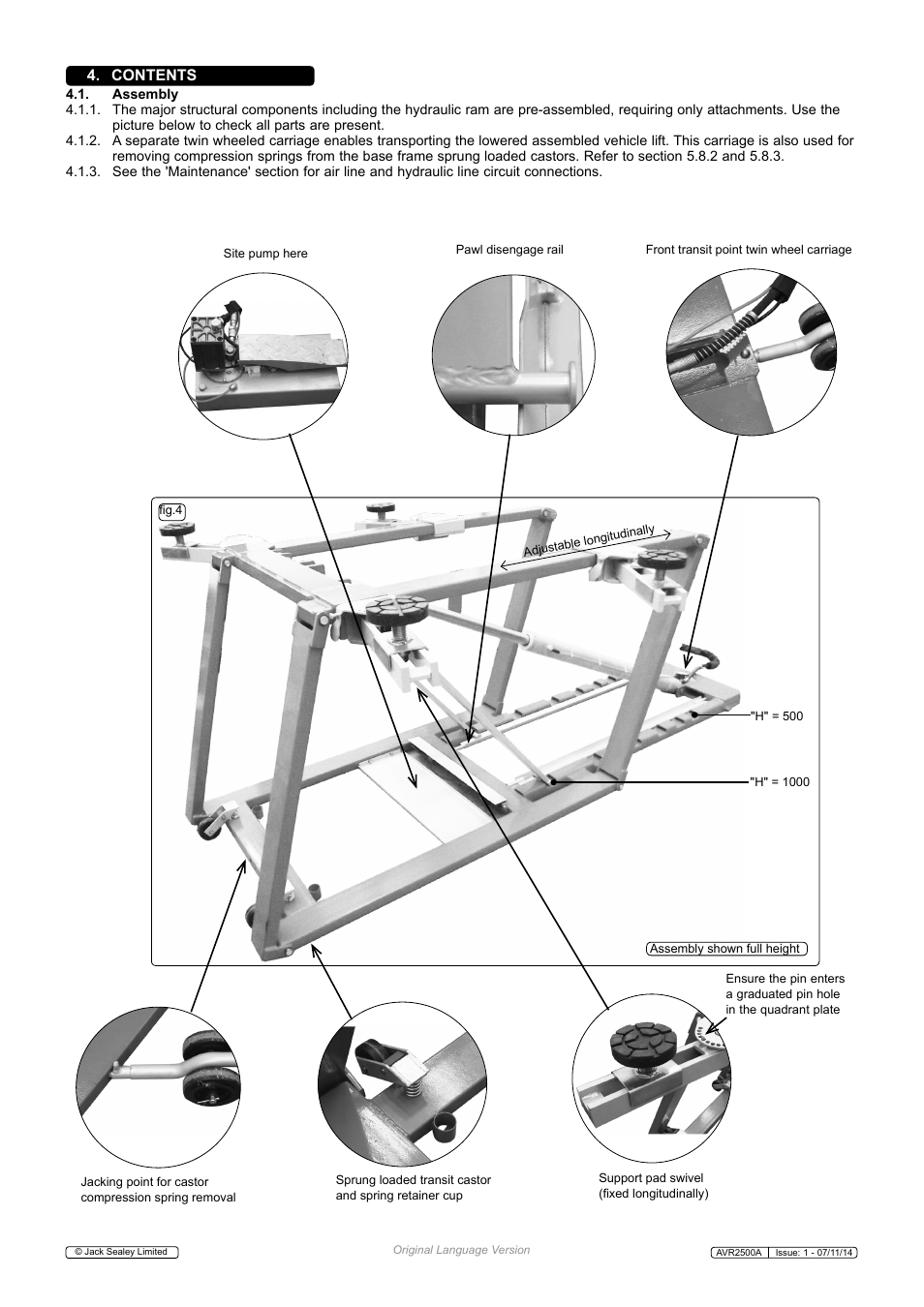 Sealey AVR2500A User Manual | Page 3 / 6