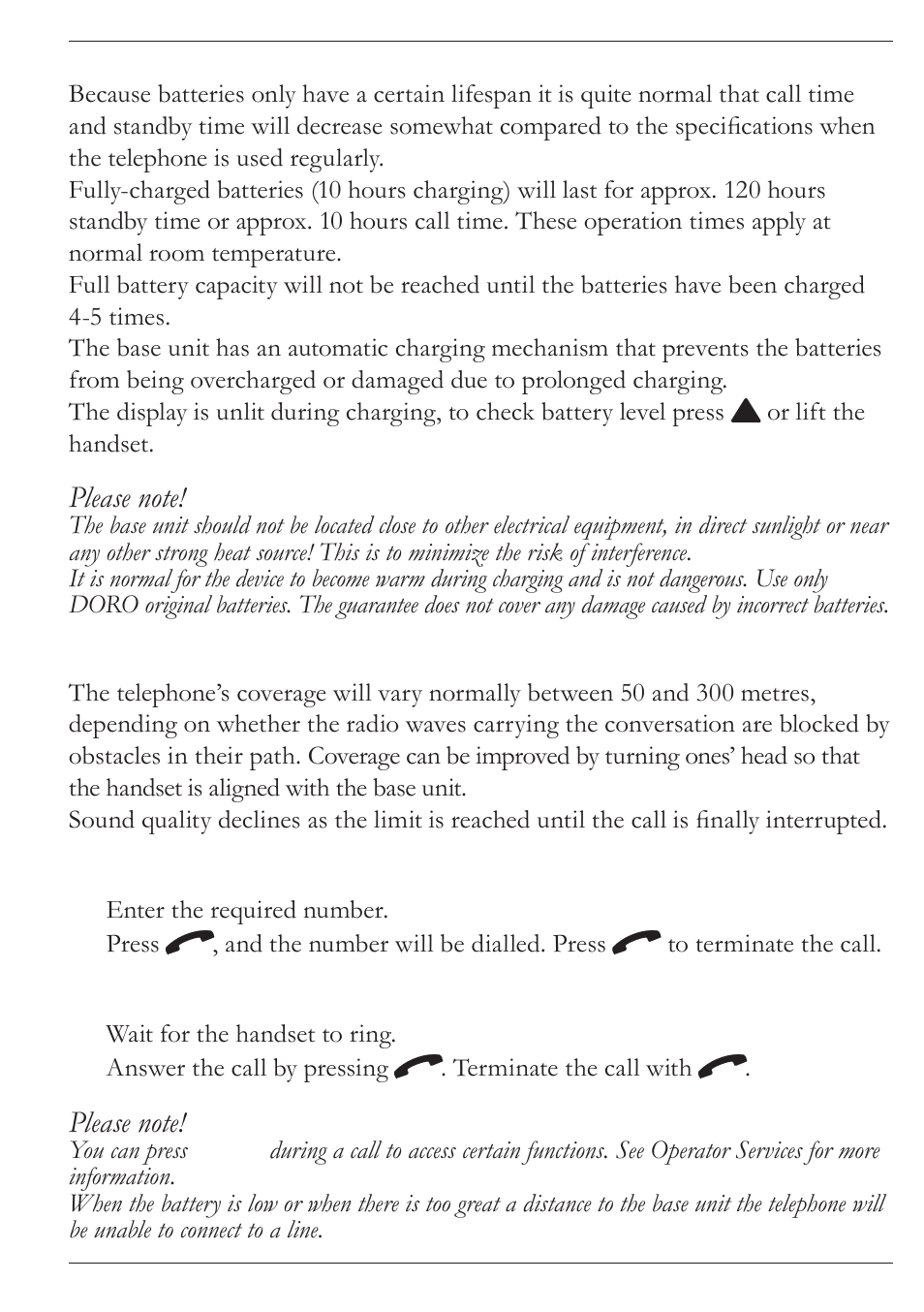 Doro MOVEEASY 316 User Manual | Page 30 / 88