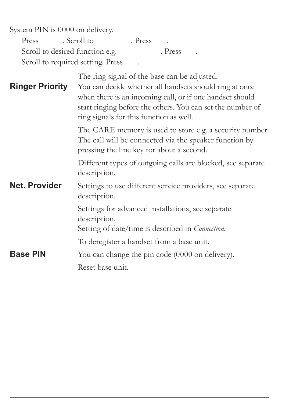 Doro MOVEEASY 316 User Manual | Page 39 / 88