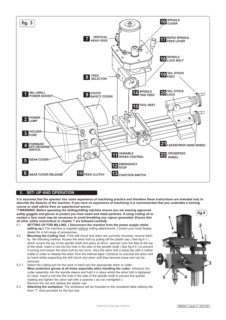 Fig. 3 | Sealey SM2503 User Manual | Page 4 / 7