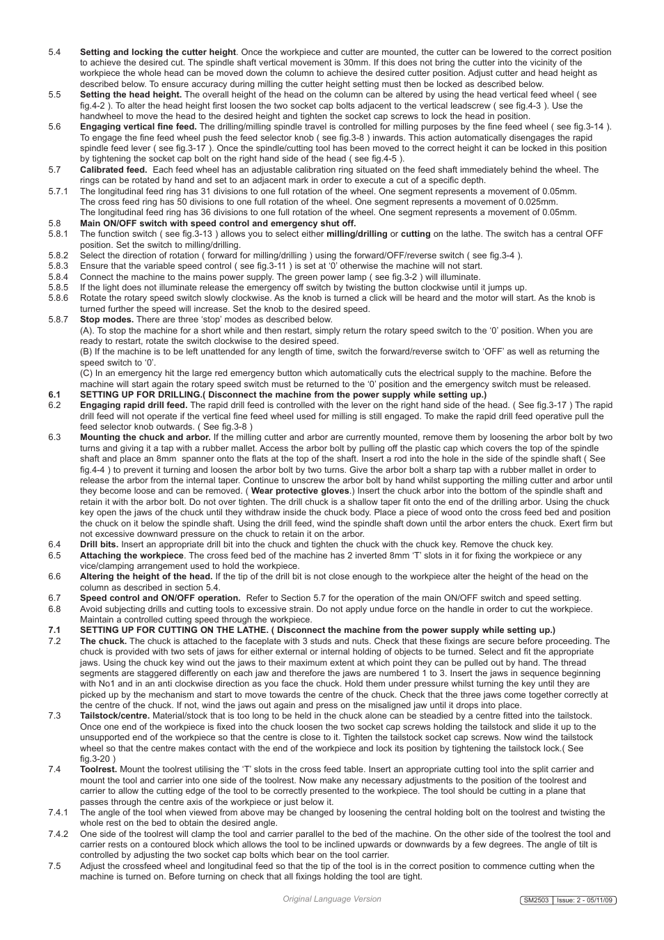 Sealey SM2503 User Manual | Page 5 / 7