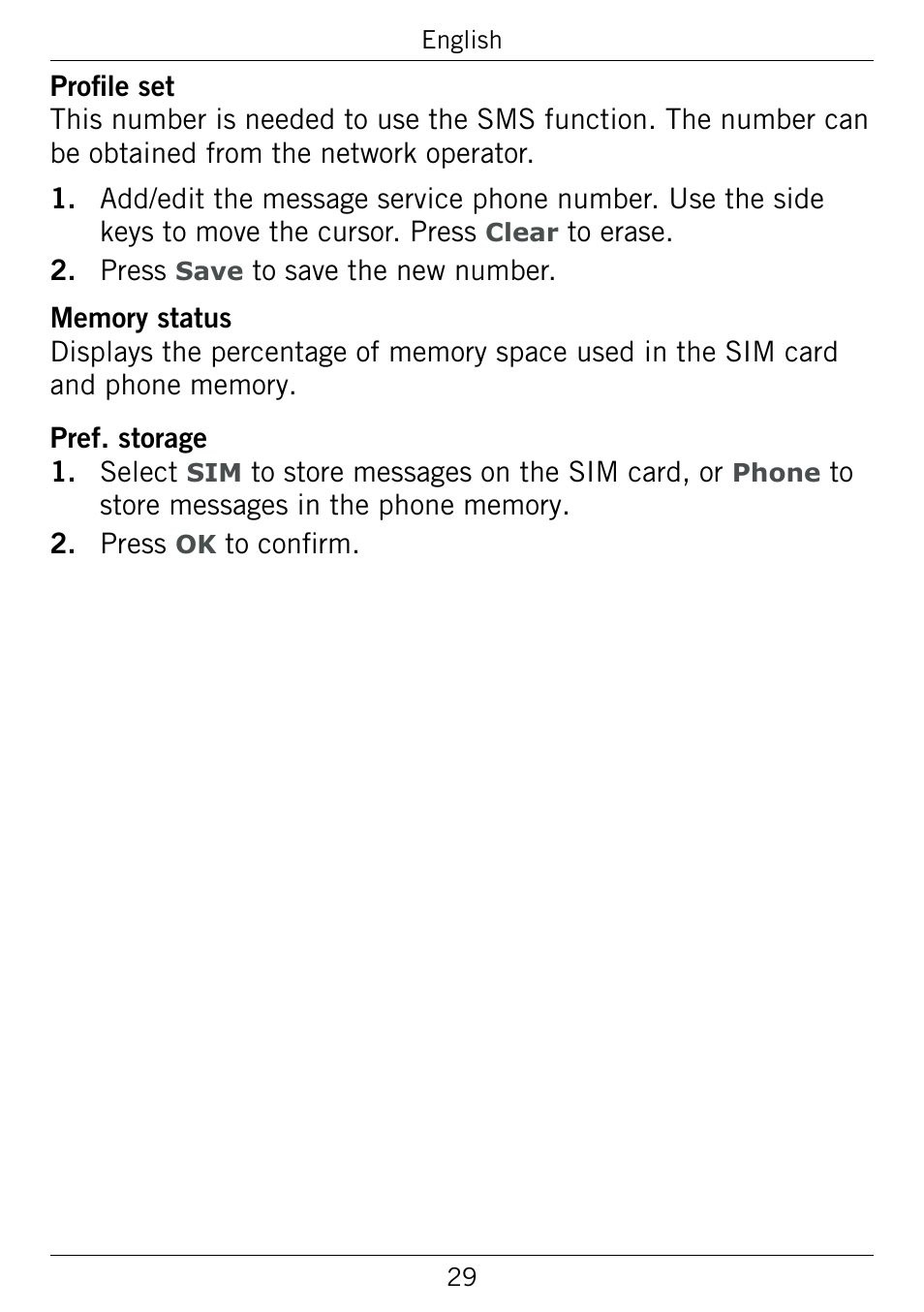 Doro 345GSM User Manual | Page 32 / 100